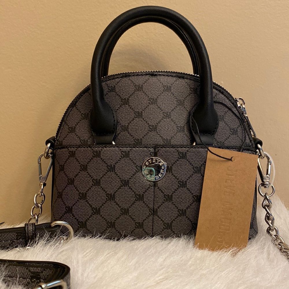 NWT Steve Madden (bbrody) Crossbody Black/Grey